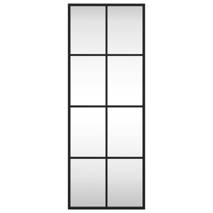 Wandspiegel Schwarz 30x80 cm Rechteckig Eisen