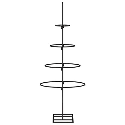 Metall-Weihnachtsbaum Deko Schwarz 60 cm