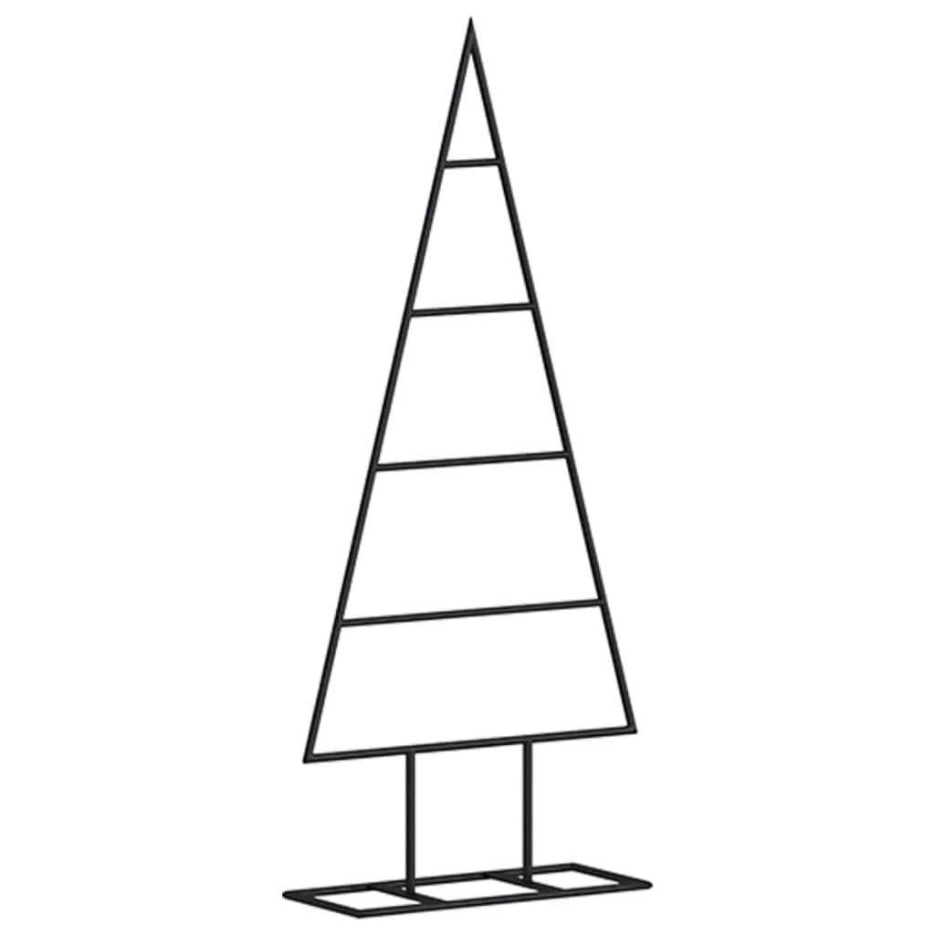 Metall-Weihnachtsbaum Deko Schwarz 60 cm