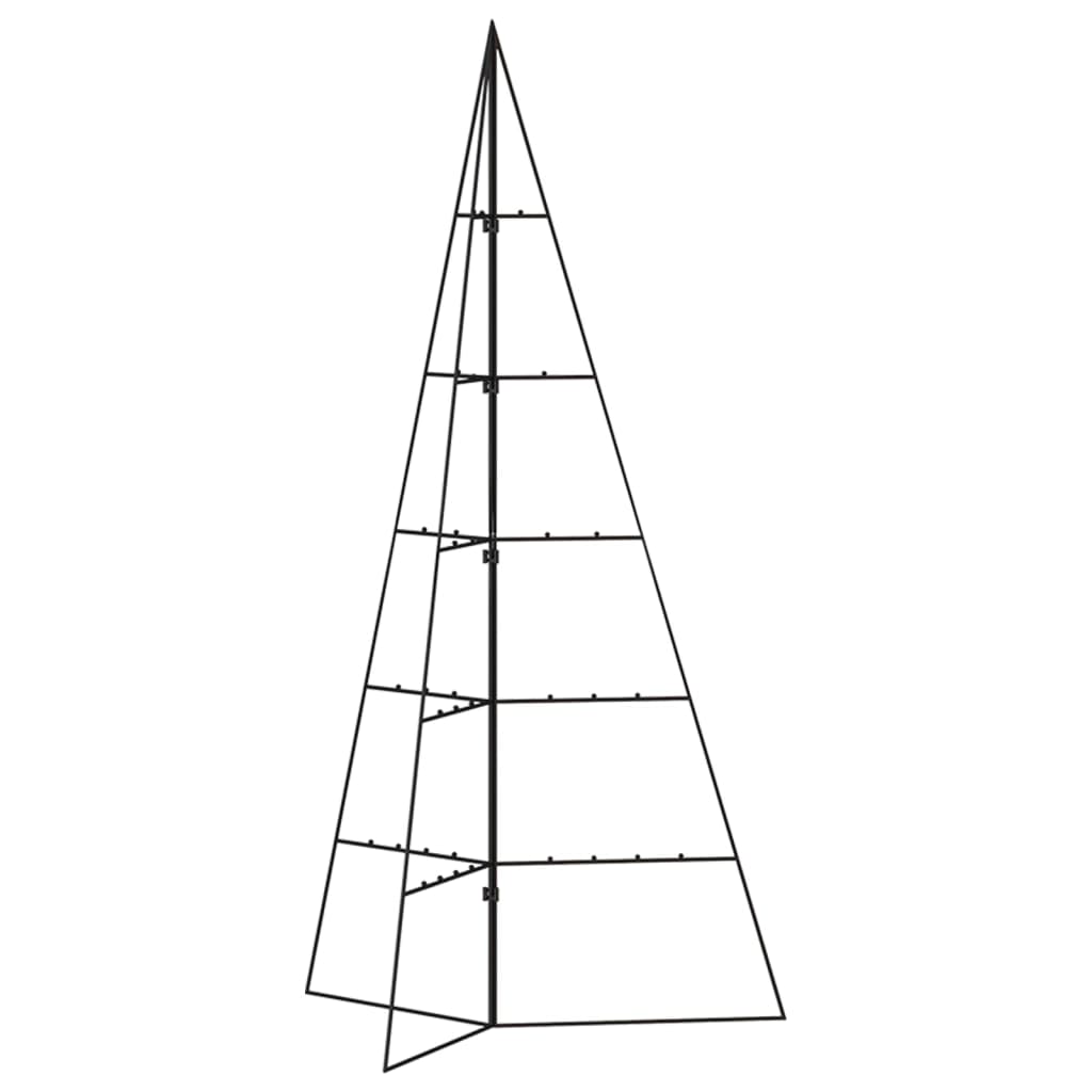 Metall-Weihnachtsbaum für Dekorationen Schwarz 100 cm