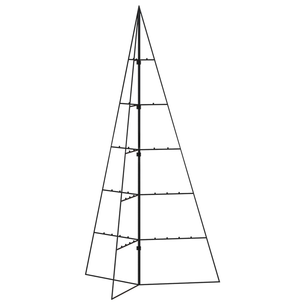 Metall-Weihnachtsbaum für Dekorationen Schwarz 100 cm