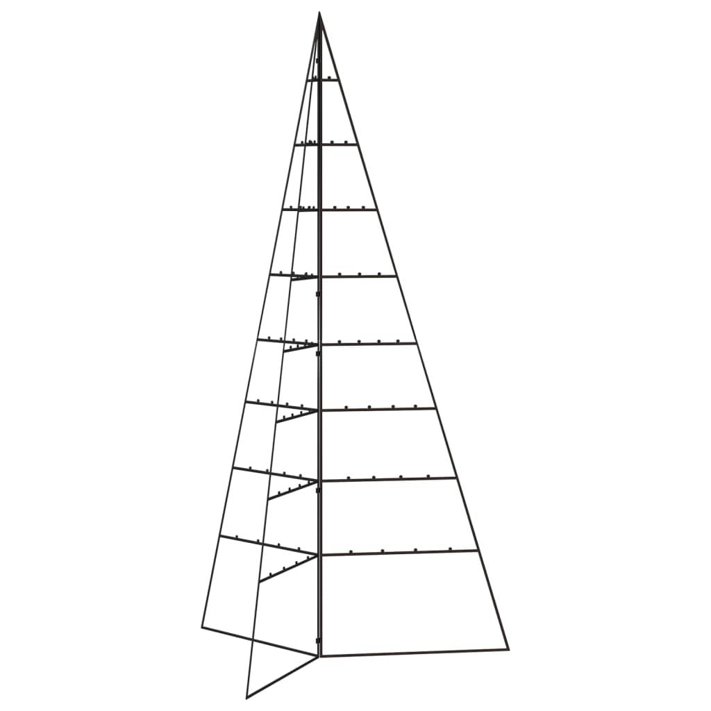 Metall-Weihnachtsbaum für Dekorationen Schwarz 180 cm