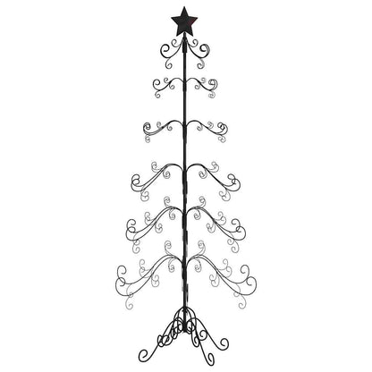 Metall-Weihnachtsbaum für Dekorationen Schwarz 180 cm