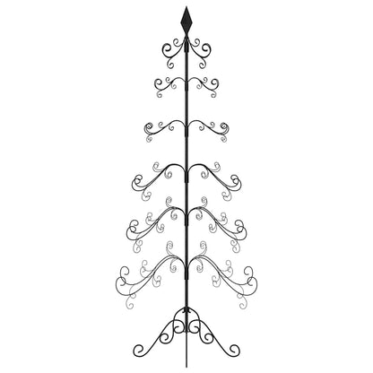 Metall-Weihnachtsbaum für Dekorationen Schwarz 180 cm