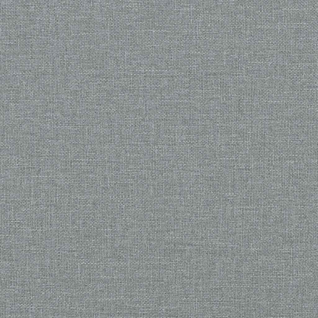 2-Sitzer-Sofa Hellgrau 140 cm Stoff