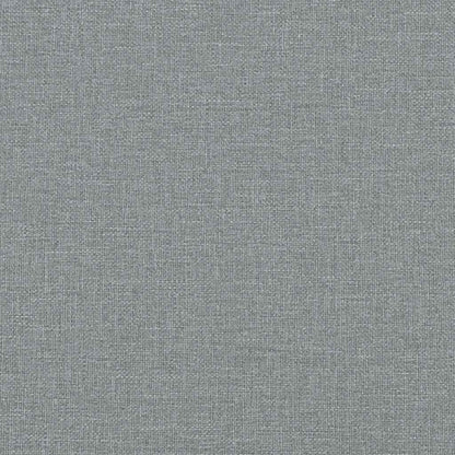 2-Sitzer-Sofa Hellgrau 140 cm Stoff
