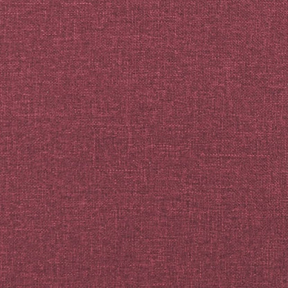 2-Sitzer-Sofa Weinrot 120 cm Stoff
