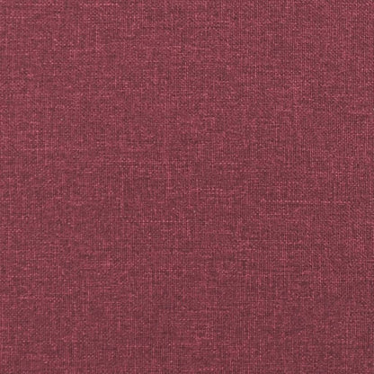3-Sitzer-Sofa Weinrot 180 cm Stoff