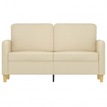 2-Sitzer-Sofa Creme 120 cm Stoff