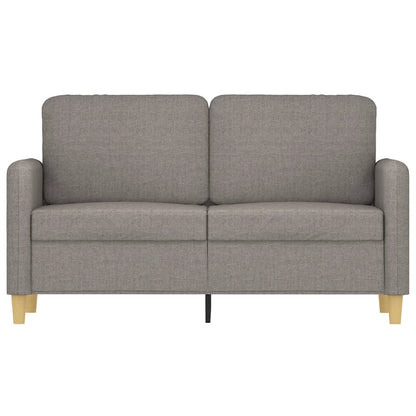 2-Sitzer-Sofa Taupe 120 cm Stoff