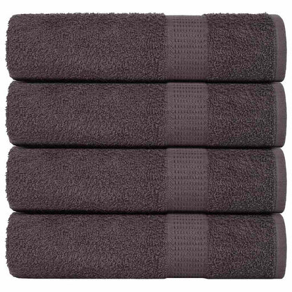 Badetücher 4 Stk. Anthrazit 100x150 cm 360 g/m² 100% Baumwolle