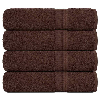 Badetücher 4 Stk. Braun 100x150 cm 360 g/m² 100% Baumwolle