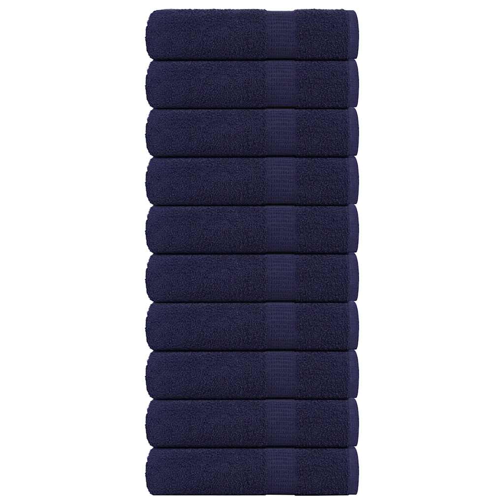 Badetücher 10 Stk. Marineblau 100x150cm 360 g/m² 100% Baumwolle