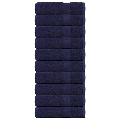 Badetücher 10 Stk. Marineblau 100x150cm 360 g/m² 100% Baumwolle