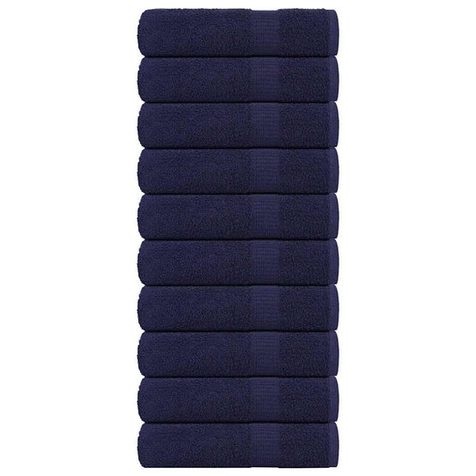Badetücher 10 Stk. Marineblau 100x150cm 360 g/m² 100% Baumwolle