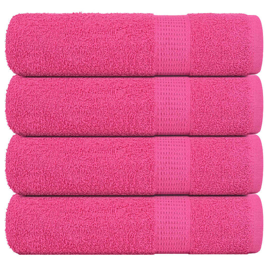 Badetücher 4 Stk. Rosa 100x150 cm 360 g/m² 100% Baumwolle