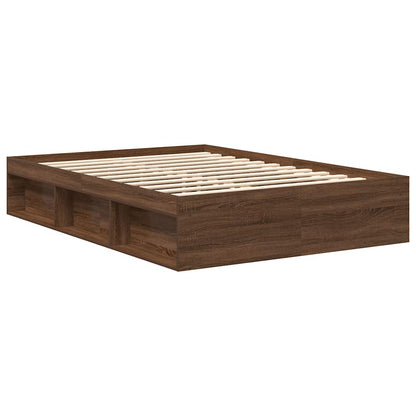 Bettgestell Braun Eichen-Optik 135x190 cm