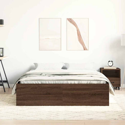 Bettgestell Braun Eichen-Optik 135x190 cm