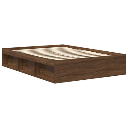 Bettgestell Braun Eichen-Optik 135x190 cm