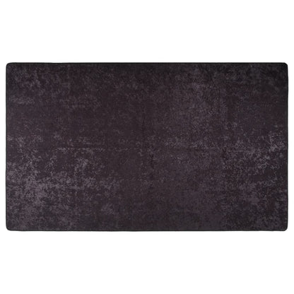 Teppich Waschbar Anthrazit 120x170 cm Rutschfest