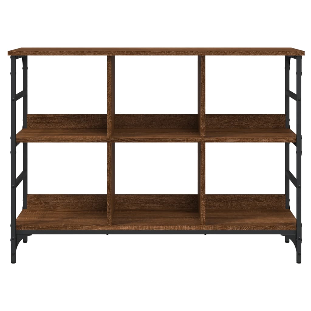 Sideboard Braun Eichen-Optik 102x32x73,5 cm Holzwerkstoff