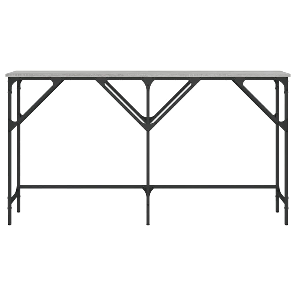 Konsolentisch Grau Sonoma 140x29x75 cm Holzwerkstoff
