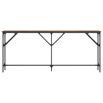 Konsolentisch Braun Eichen-Optik 180x23x75 cm Holzwerkstoff