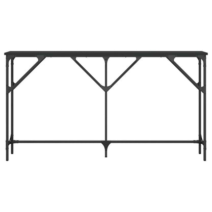 Konsolentisch Schwarz 140x23x75 cm Holzwerkstoff