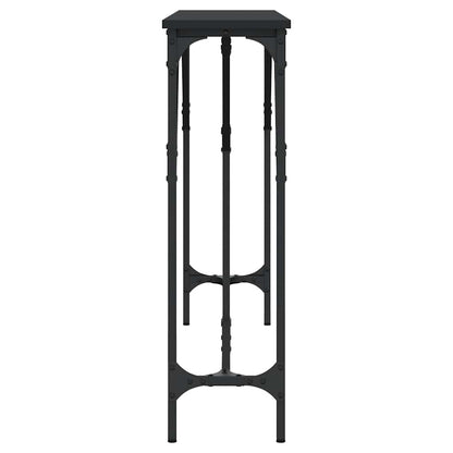 Konsolentisch Schwarz 140x23x75 cm Holzwerkstoff