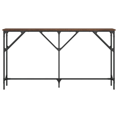 Konsolentisch Braun Eichen-Optik 140x23x75 cm Holzwerkstoff