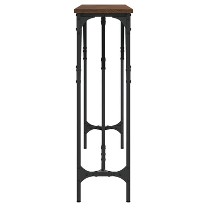 Konsolentisch Braun Eichen-Optik 140x23x75 cm Holzwerkstoff