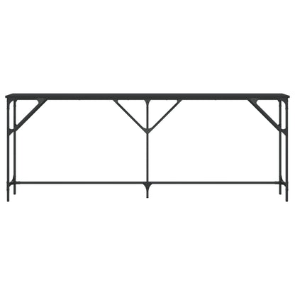 Konsolentisch Schwarz 200x29x75 cm Holzwerkstoff