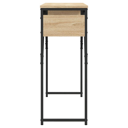 Konsolentisch mit Ablage Sonoma-Eiche 105x30x75cm Holzwerkstoff