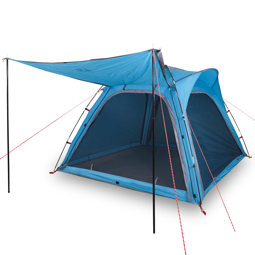 Campingzelt 4 Personen Blau Quick Release Wasserfest