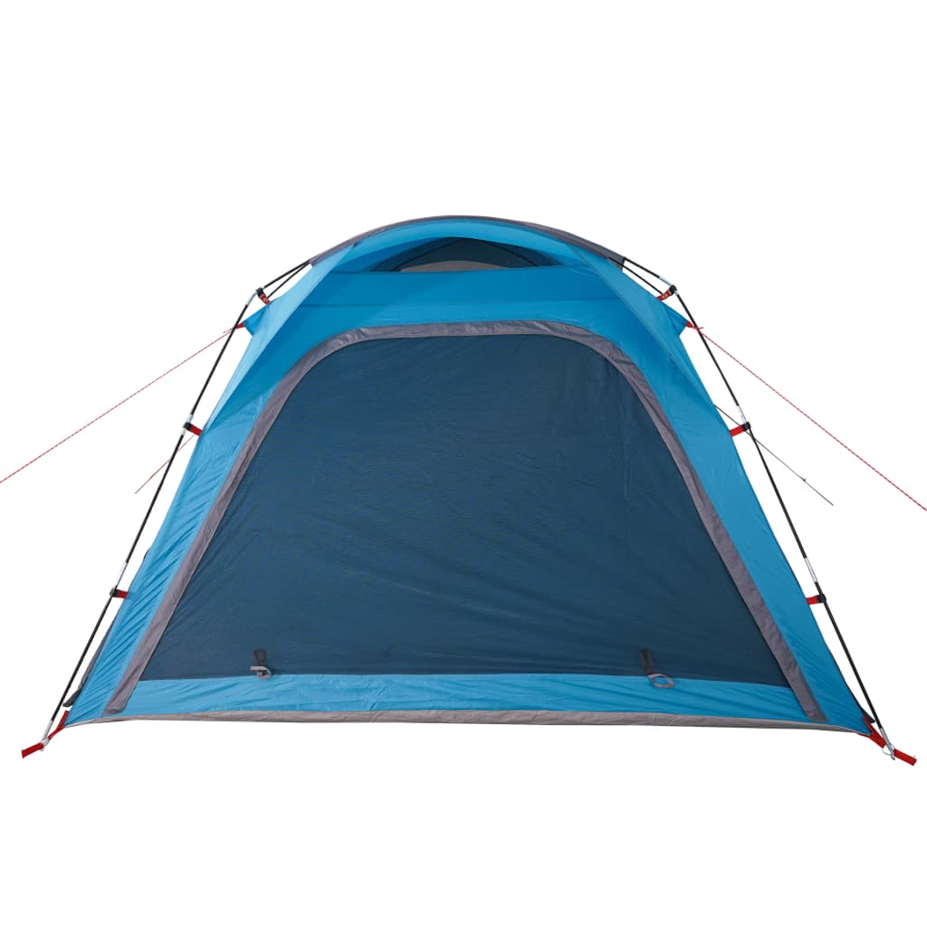 Campingzelt 4 Personen Blau Quick Release Wasserfest