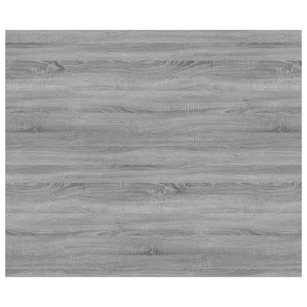 Wandregale 4 Stk. Grau Sonoma 60x50x1,5 cm Holzwerkstoff