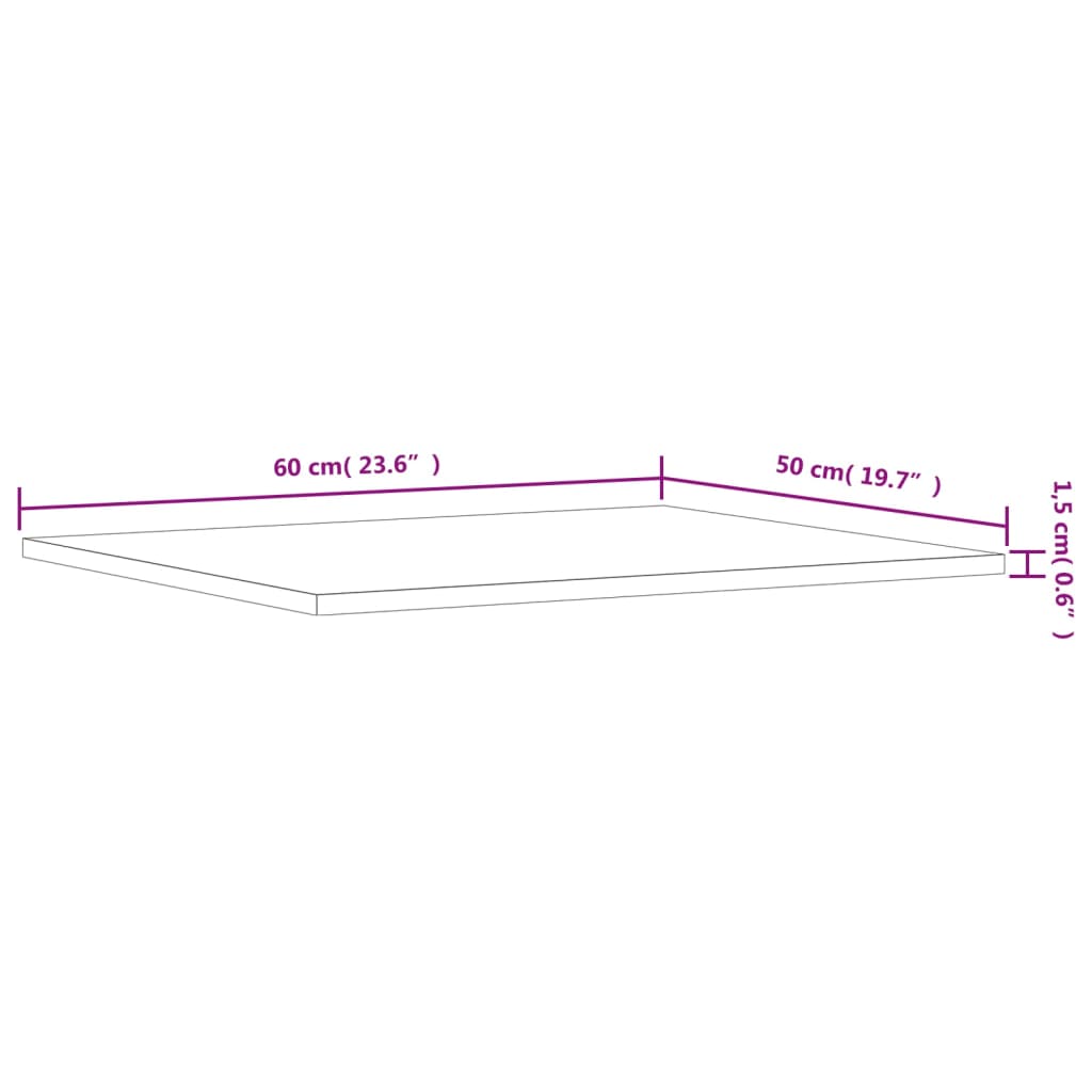 Wandregale 4 Stk. Grau Sonoma 60x50x1,5 cm Holzwerkstoff