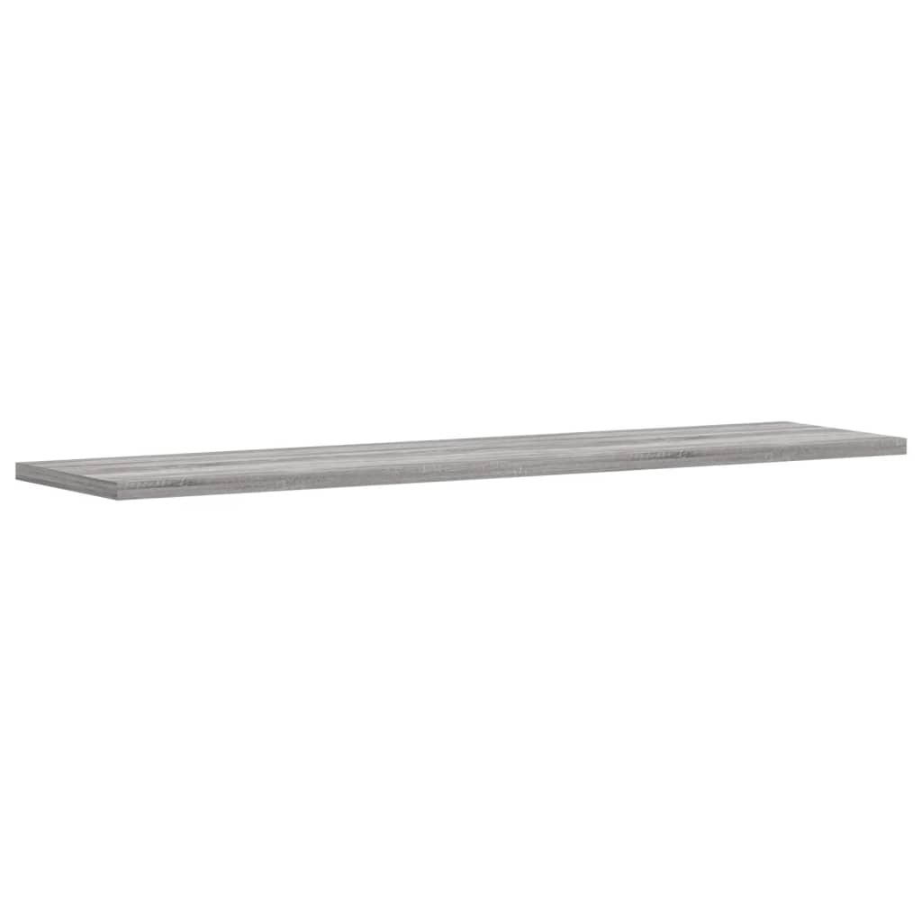 Wandregale 4 Stk. Grau Sonoma 80x20x1,5 cm Holzwerkstoff