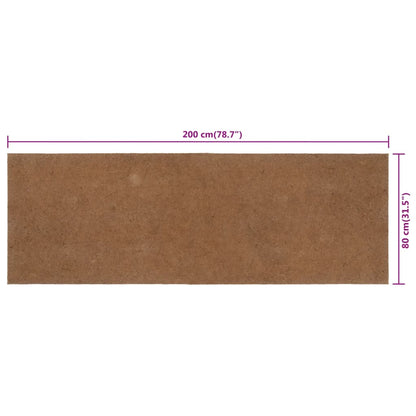 Matratzenauflage 80x200 cm Kokosfasern