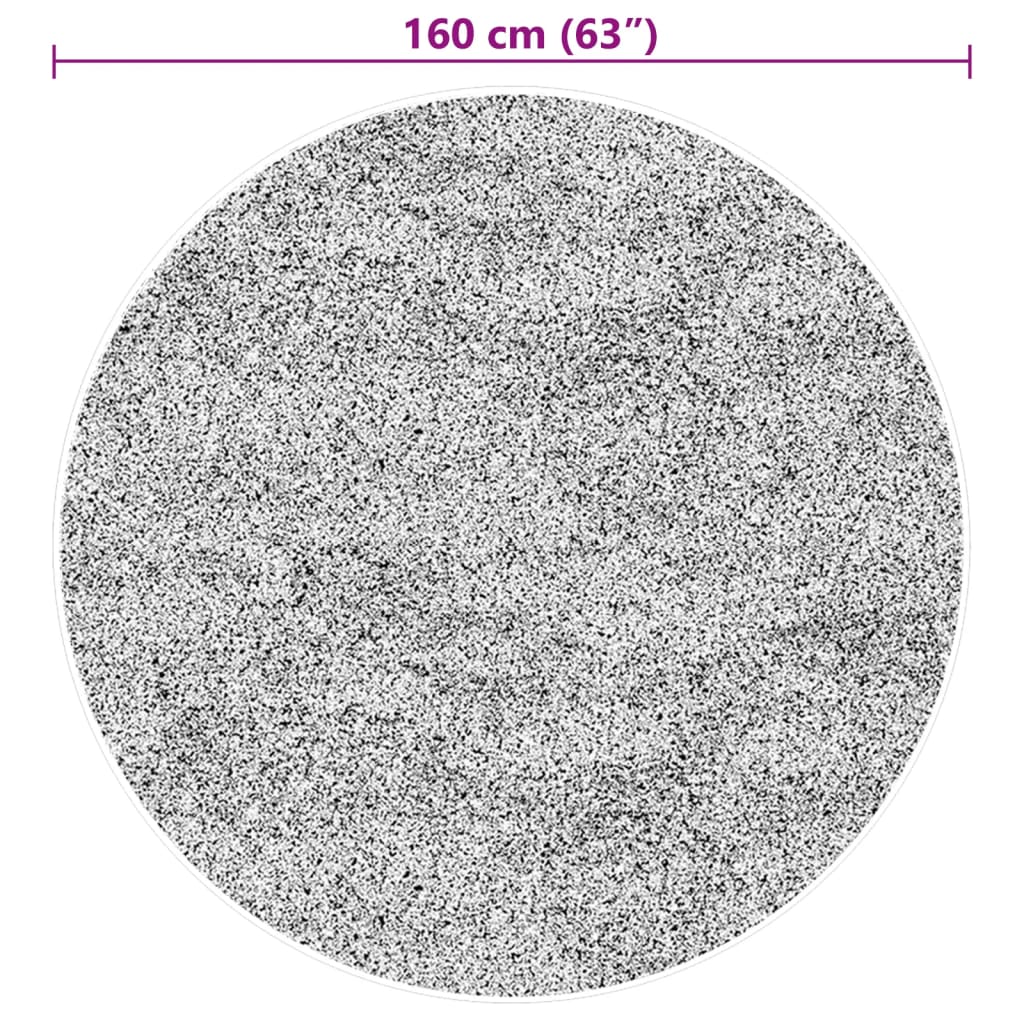 Teppich HUARTE Kurzflor Weich und Waschbar Waldgrün Ø 160 cm