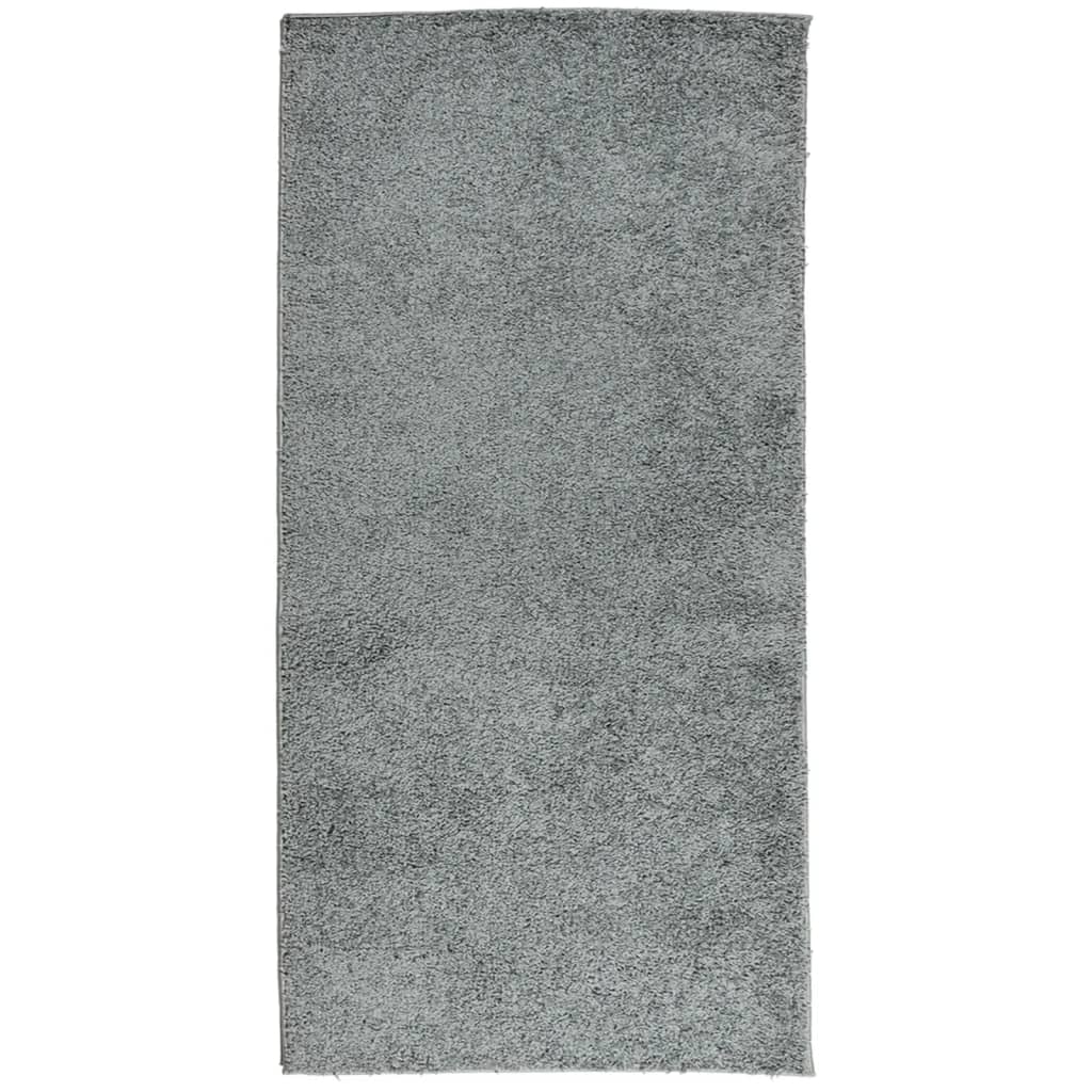 Teppich Shaggy Hochflor Modern Grün 100x200 cm