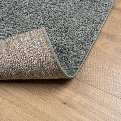 Shaggy-Teppich PAMPLONA Hochflor Modern Grün 120x170 cm