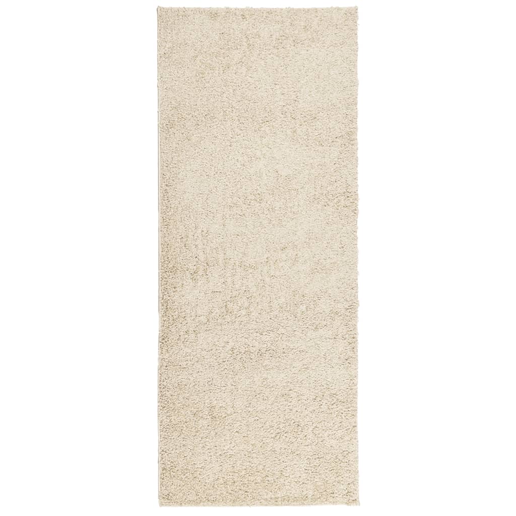 Teppich Shaggy Hochflor Modern Golden 80x200 cm