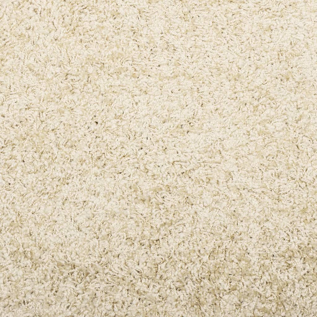 Teppich Shaggy Hochflor Modern Golden 240x240 cm