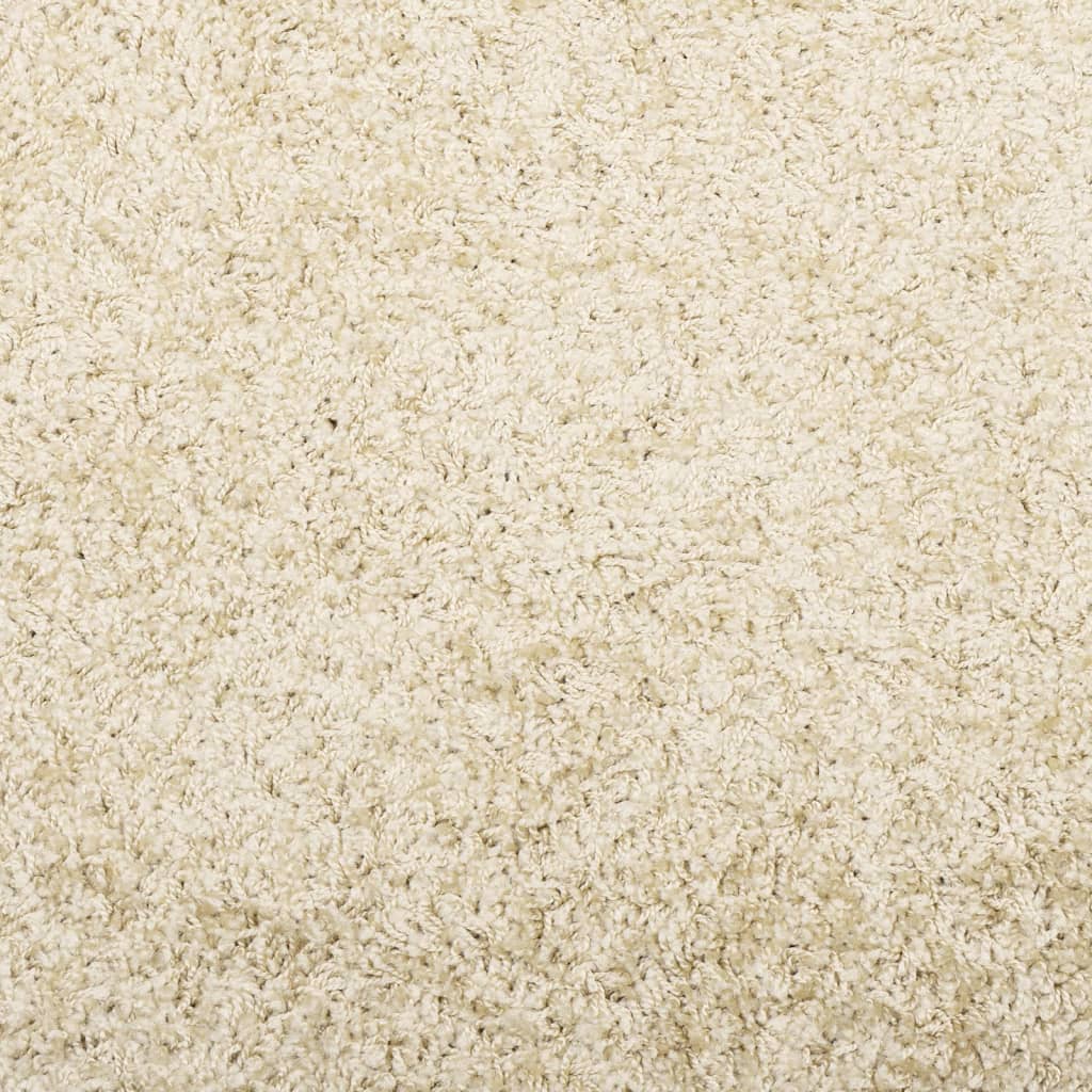 Teppich Shaggy Hochflor Modern Golden Ø 100 cm