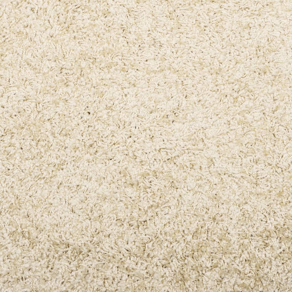 Shaggy-Teppich PAMPLONA Hochflor Modern Golden Ø 280 cm