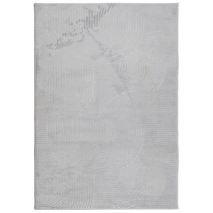 Teppich IZA Kurzflor Skandinavischer Look Grau 160x230 cm