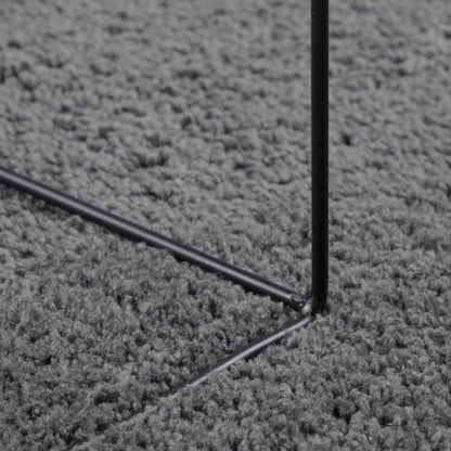 Teppich OVIEDO Kurzflor Anthrazit 240x240 cm