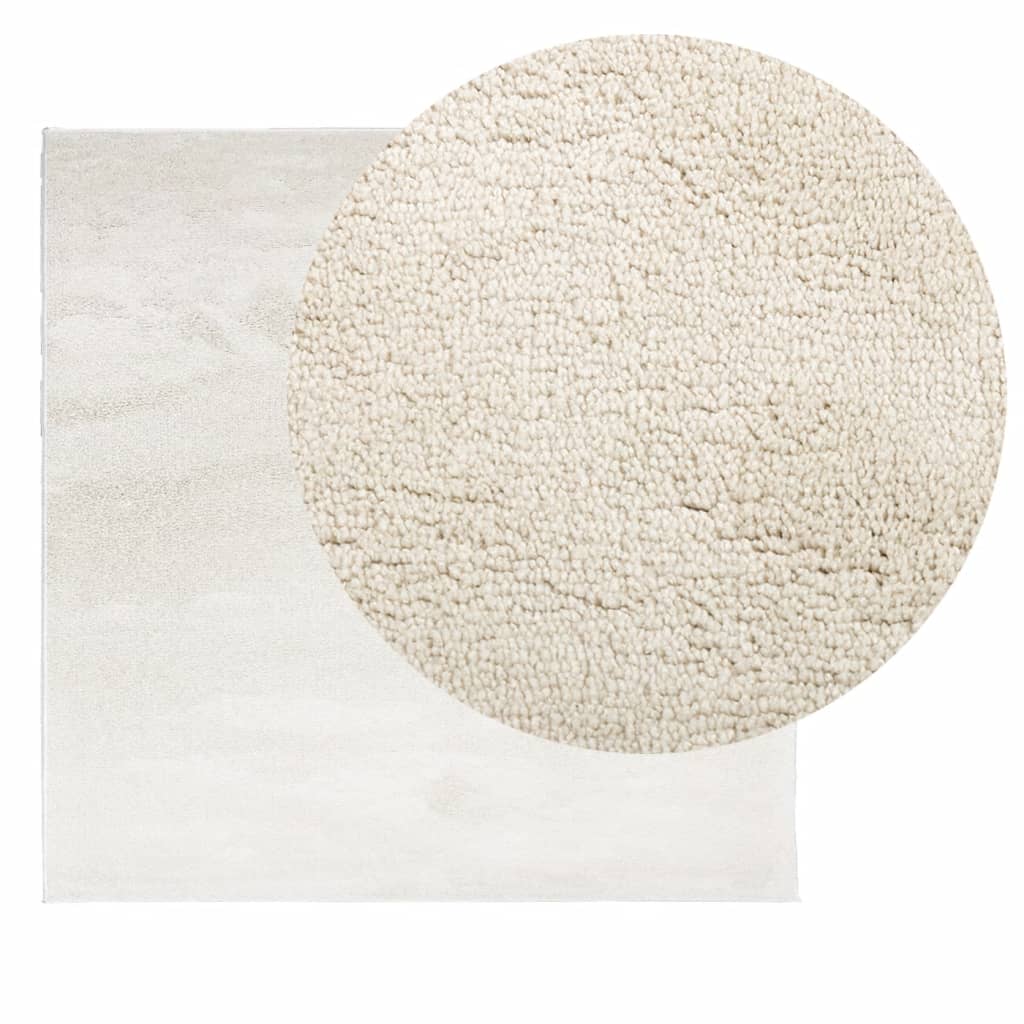 Teppich OVIEDO Kurzflor Beige 240x240 cm