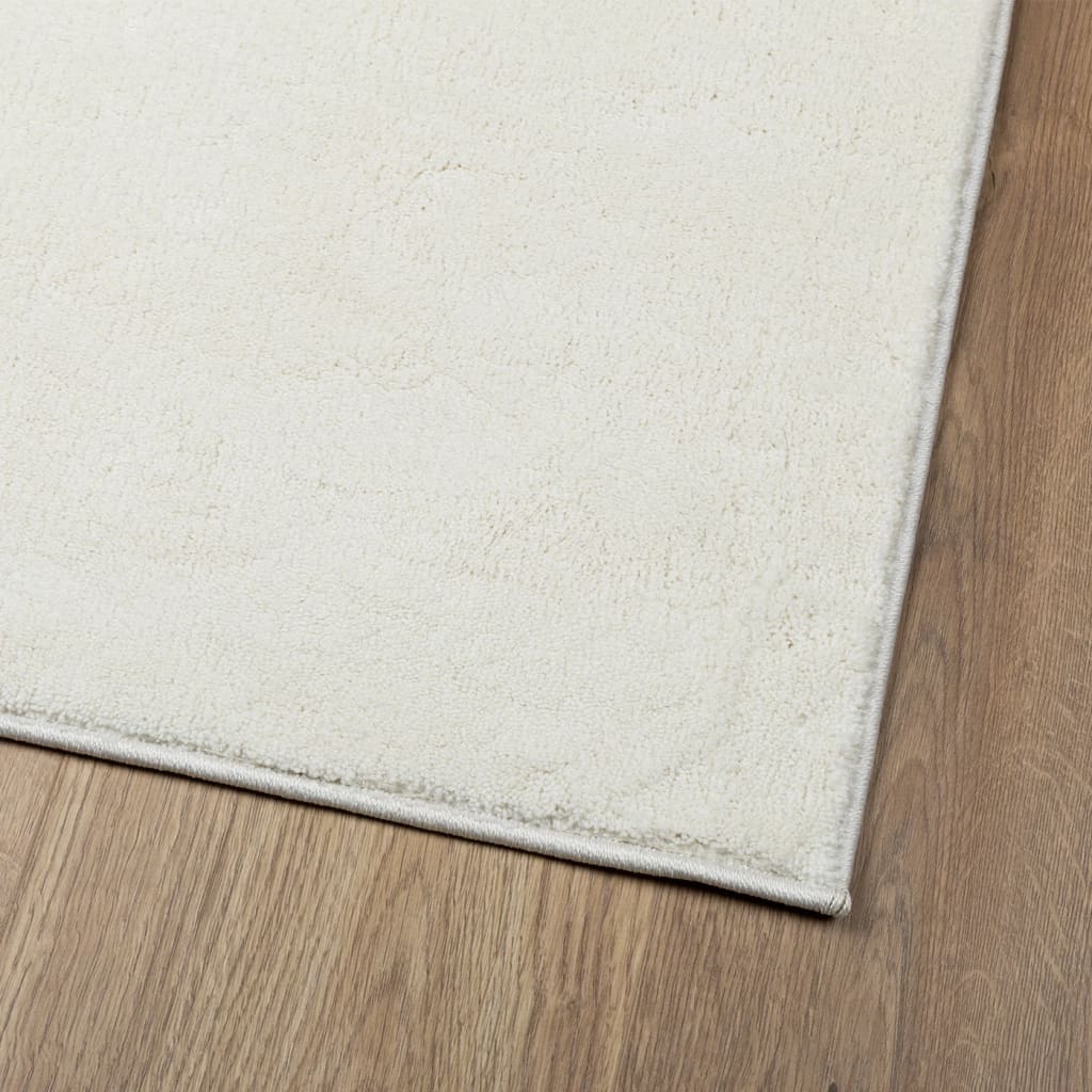 Teppich OVIEDO Kurzflor Creme 80x150 cm